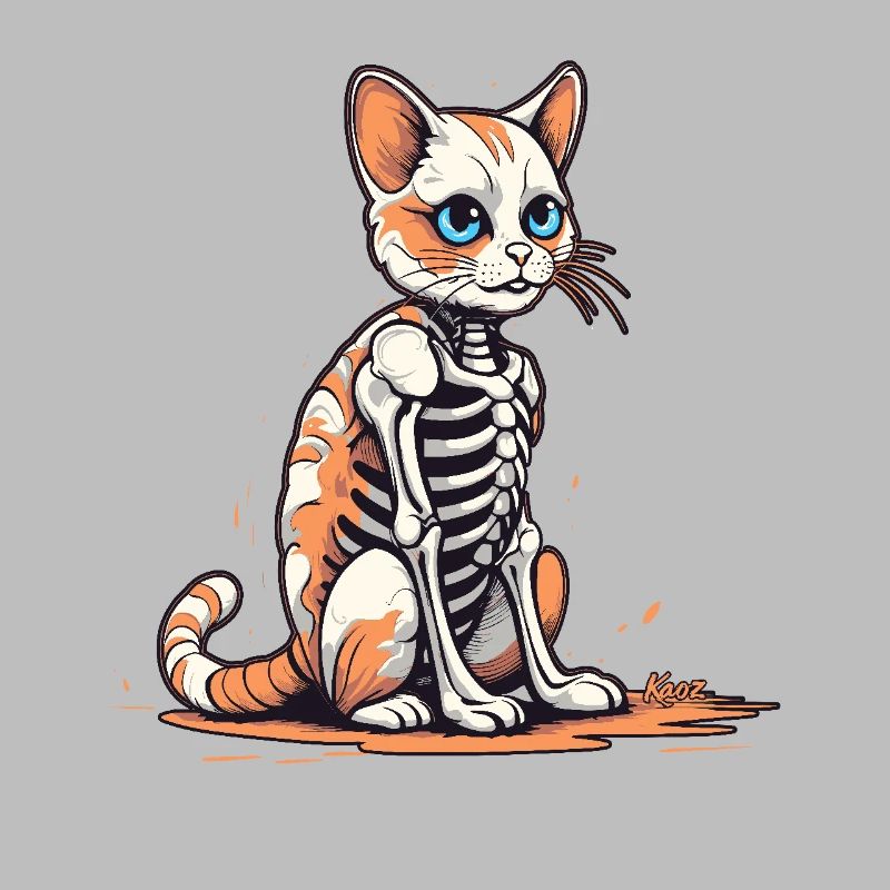 Chat squelette