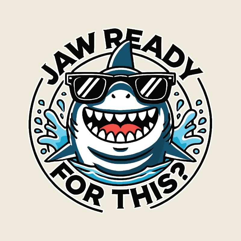 Jaw ready for this? Funny Shark Lover Pun