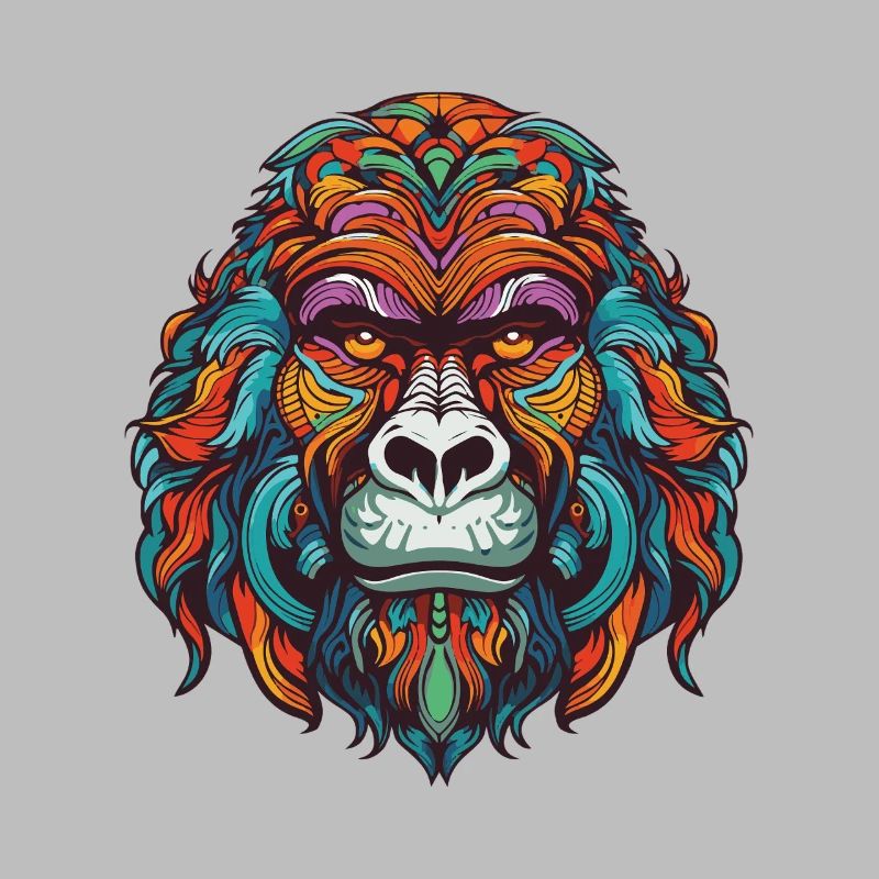 Portrait de gorille