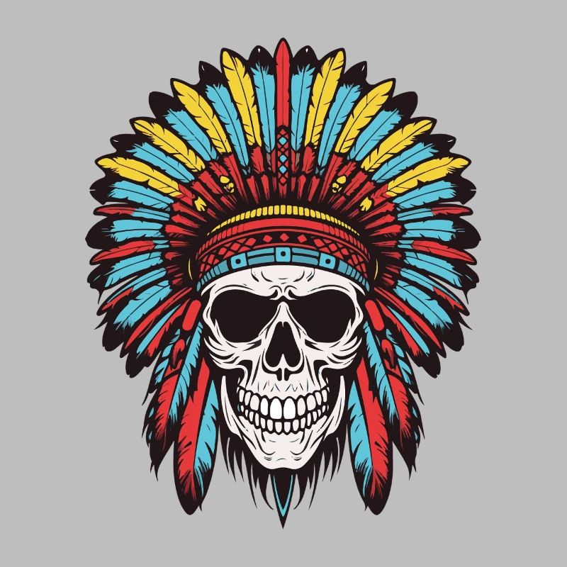 Apache Indian Chief Skull