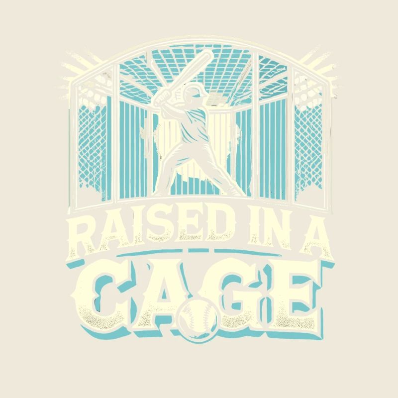 In einem Käfig aufgezogen