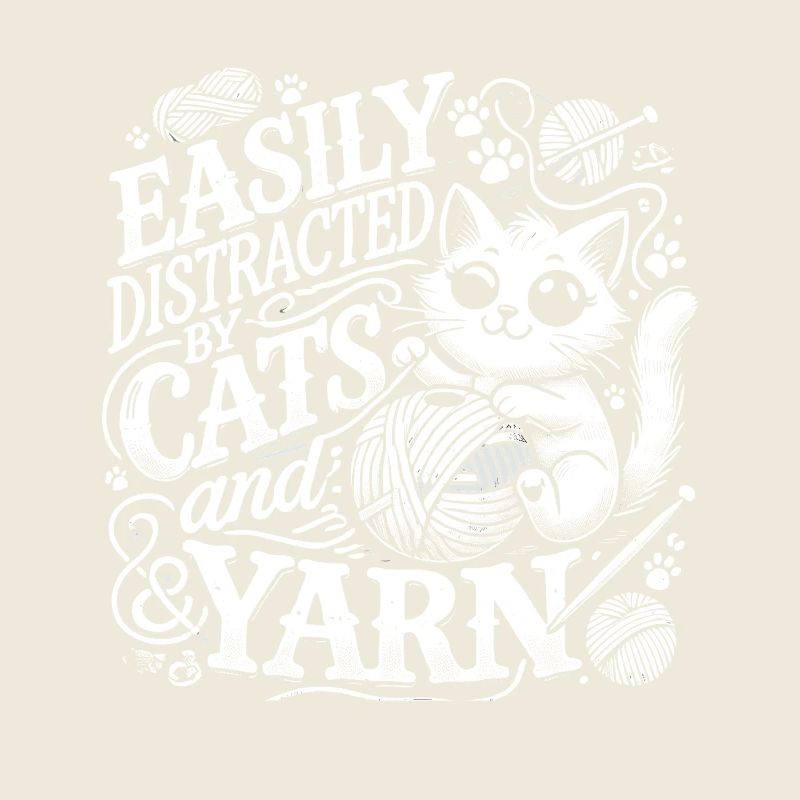 Leicht ablenkbar durch Katzen und Garn