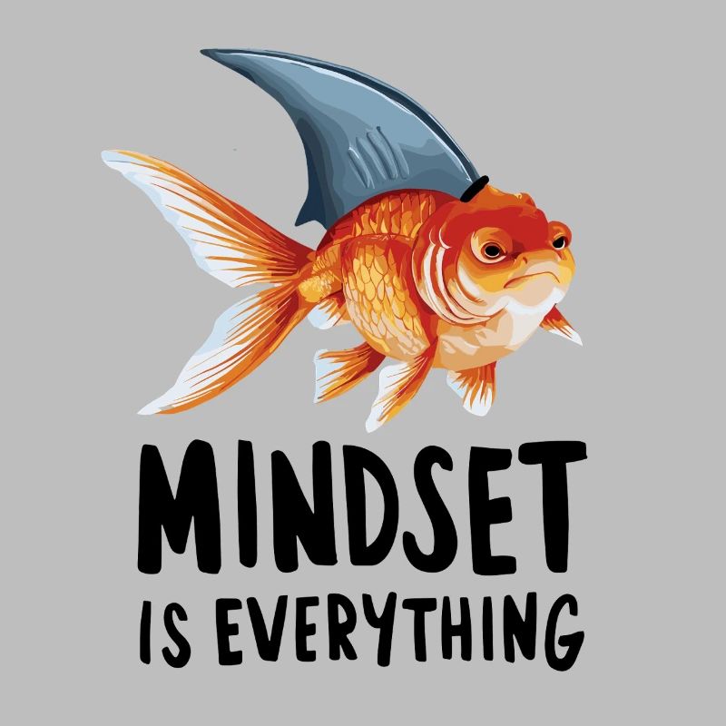 Mindset is everything, goldfish with shark fin