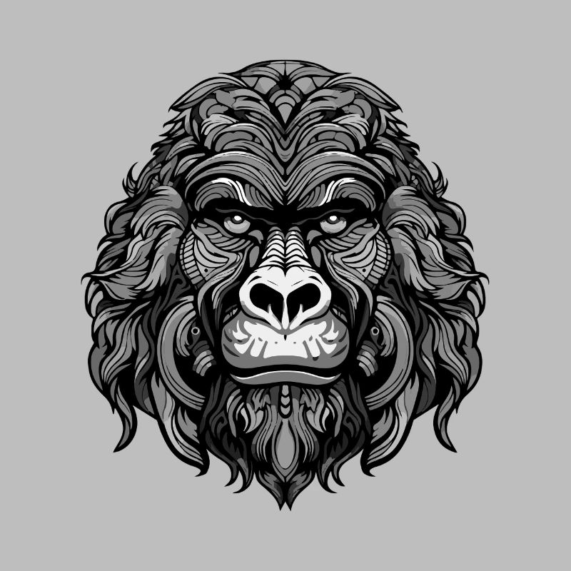 Portrait de gorille