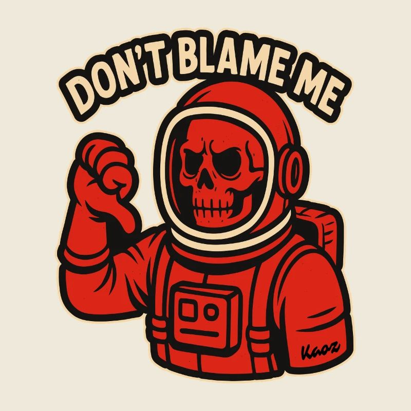 Astronaute squelette : Ne me blâmez pas