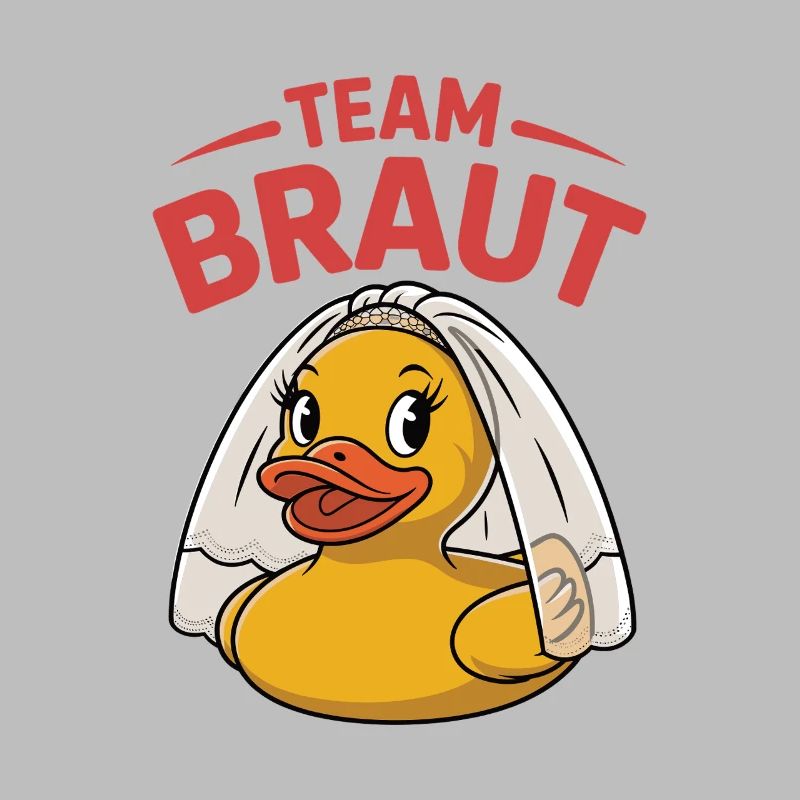 Canard en caoutchouc Team Bride