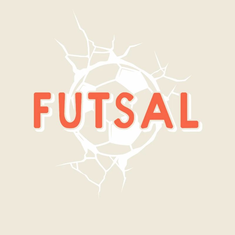 Futsal Cracked Ball Bold Statement Athlete Gear