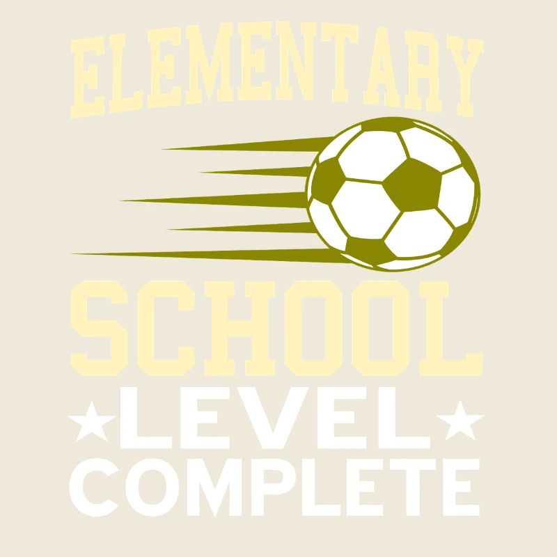 Funny Elementary Completed Soccer Vibe