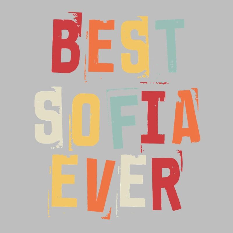 Best Sofia Ever Vorname Retro Text Geschenk