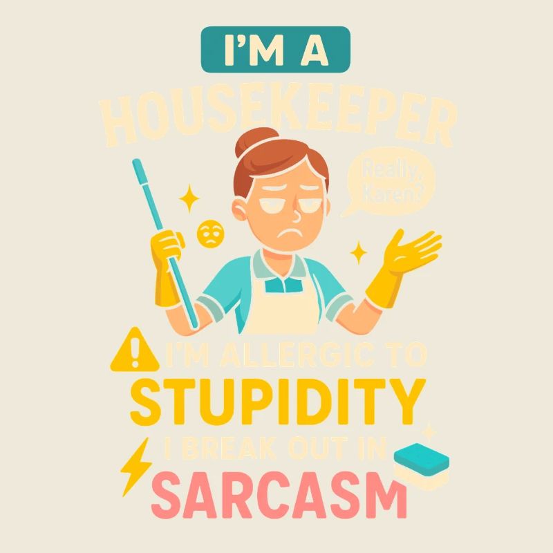 Ich bin eine Haushälterin Ich bin allergisch gegen