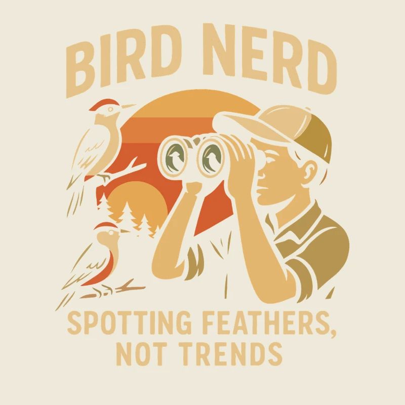 Vogel-Nerd entdeckt Federn, nicht Trends
