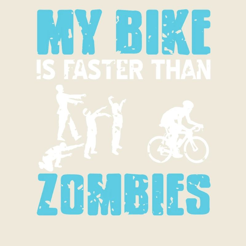 Mon vélo est plus rapide que celui de Zombies Funny Rider