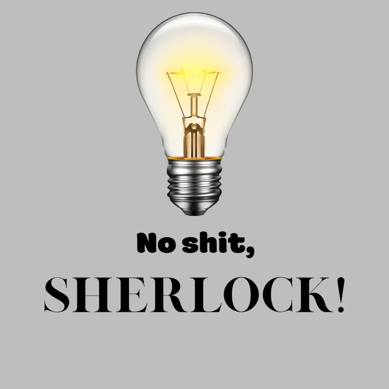 Pas de merde Sherlock !