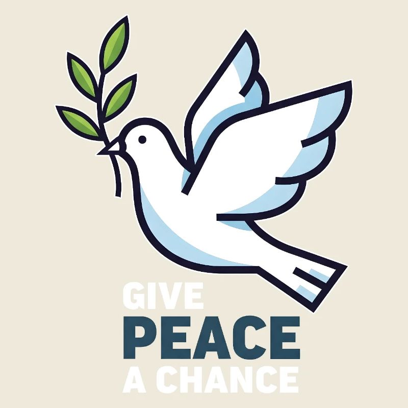 Friedenstaube "Give Peace a Chance"