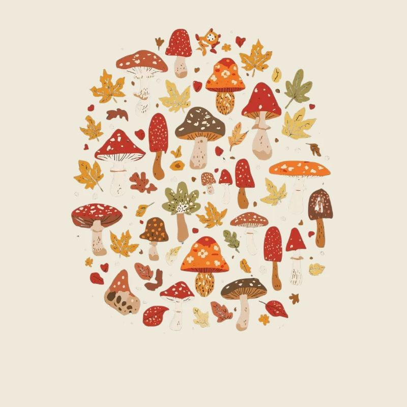 Autumn mushroom forest magic fly agaric Cozy vibes