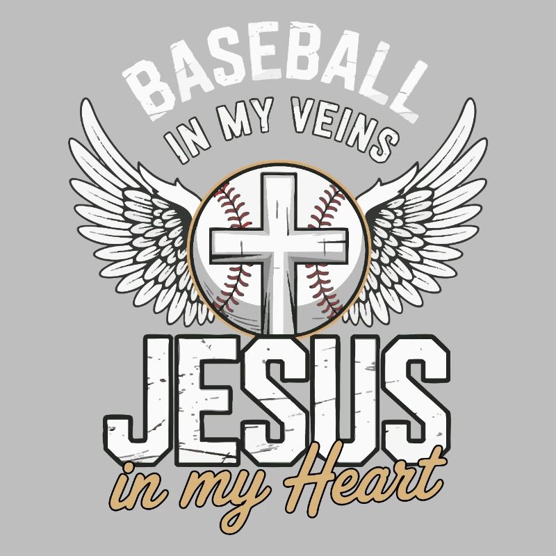 Baseball & Jésus – Conception d’une croix avec des ailes