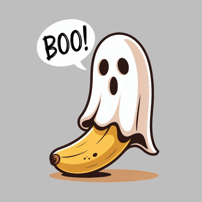 Banane Geist Halloween