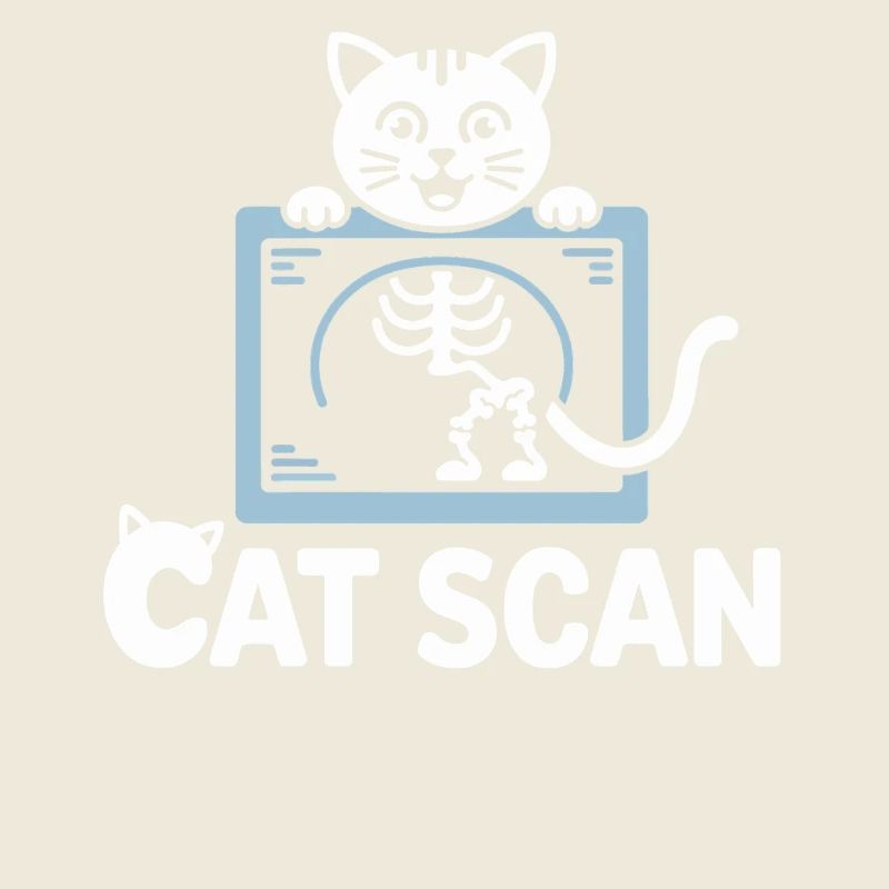 Cat Scan Cat X-ray Graphic