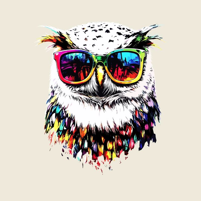 Schneeeule Weiße Eule Kauz Uhu Owl Schnee Eulen