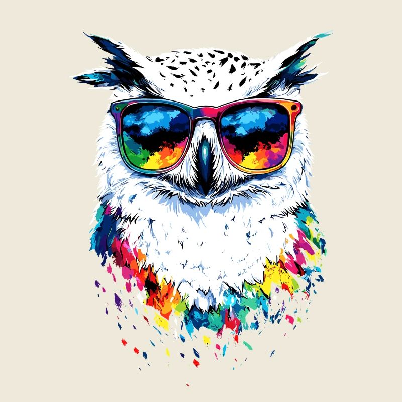 Schneeeule Weiße Eule Kauz Uhu Owl Schnee Eulen