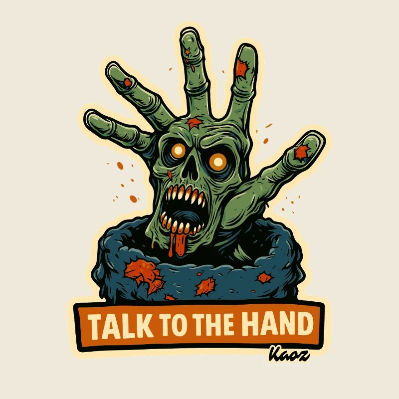 Zombie Hand ruft: Sprich mit der Hand