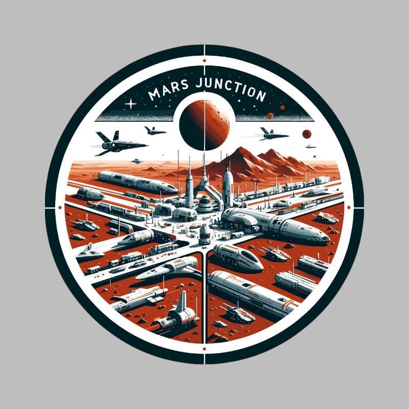 Mars Junction Spaceport Patch