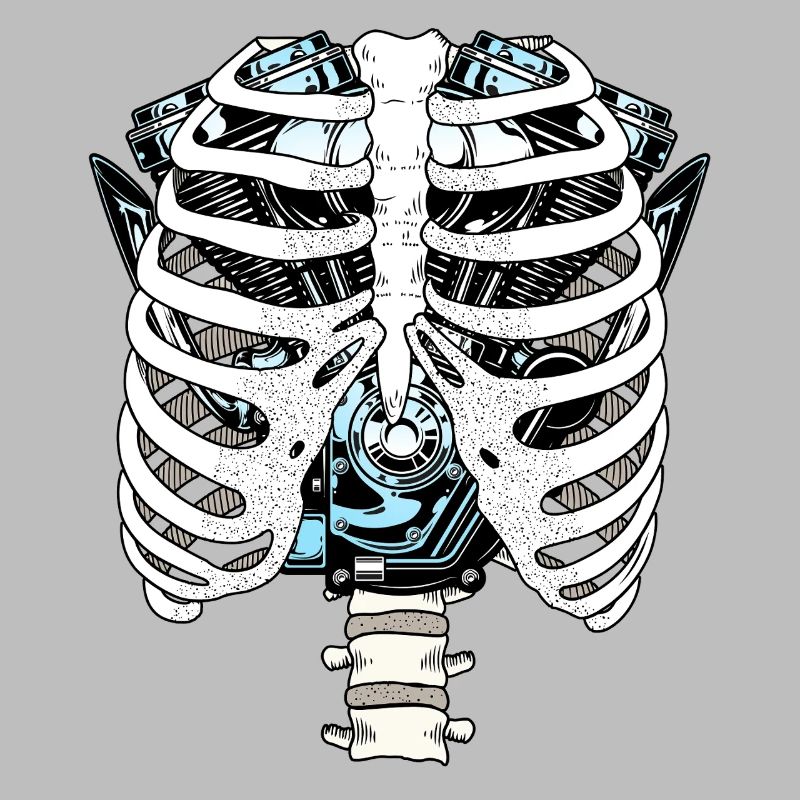 Ribcage Circuit Engine Motorcycle Mechanic