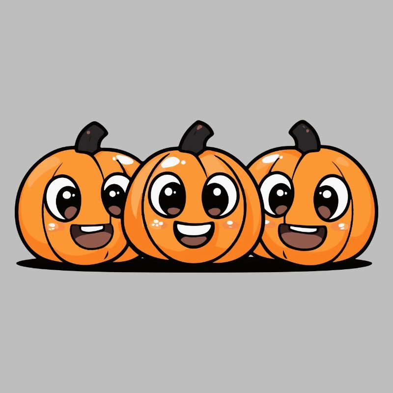 Pumpkin Halloween Cute Comic