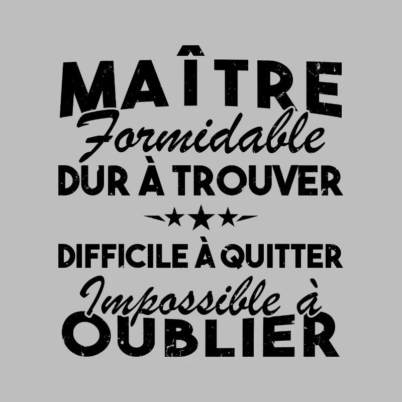 Maître formidable, Cadeau Maître école
