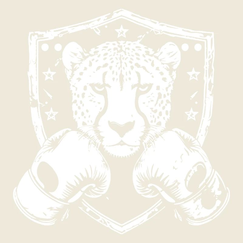 Combattant boxeur guépard