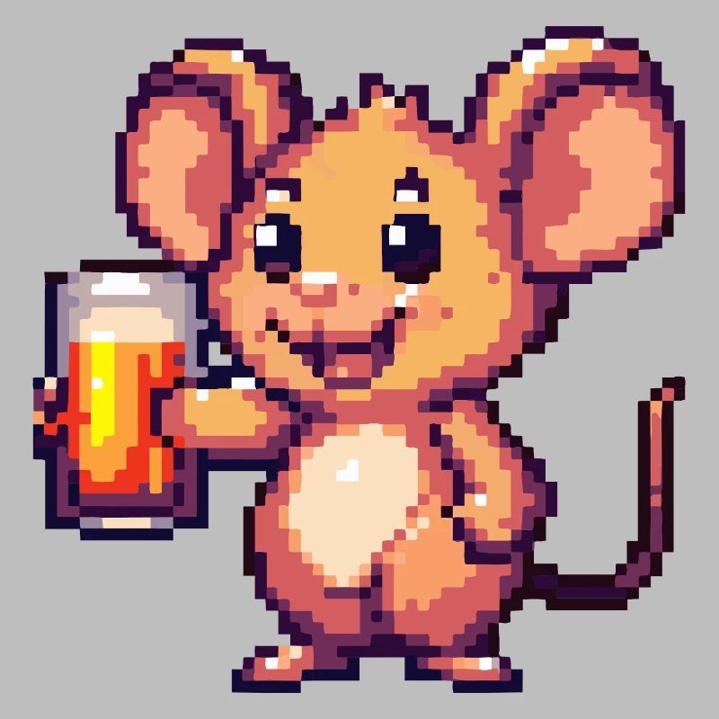 Mouse Pixel Beer
