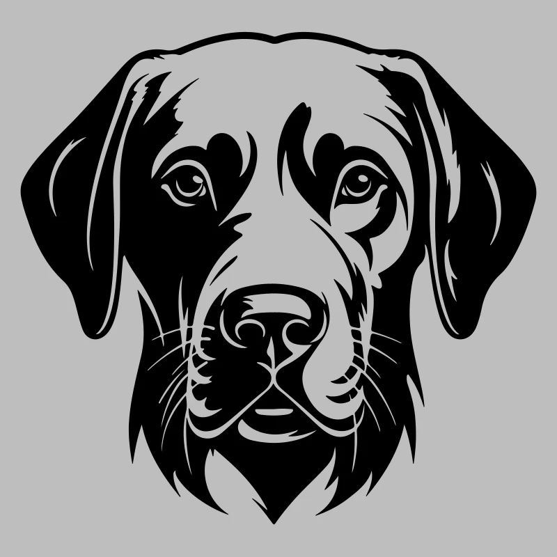 Tête de chien Labrador