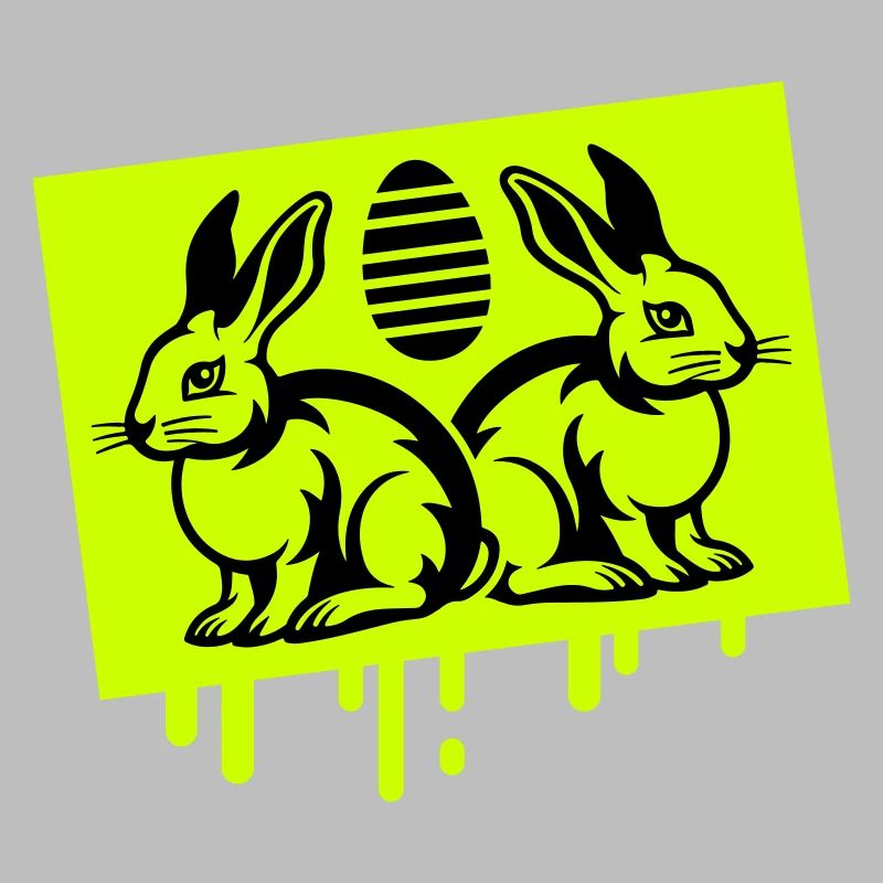 Symbole de lapin de Pâques Pâques