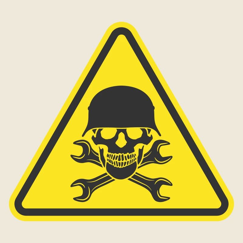 SKULL WAR HELMET WRENCH TOOL LOGO