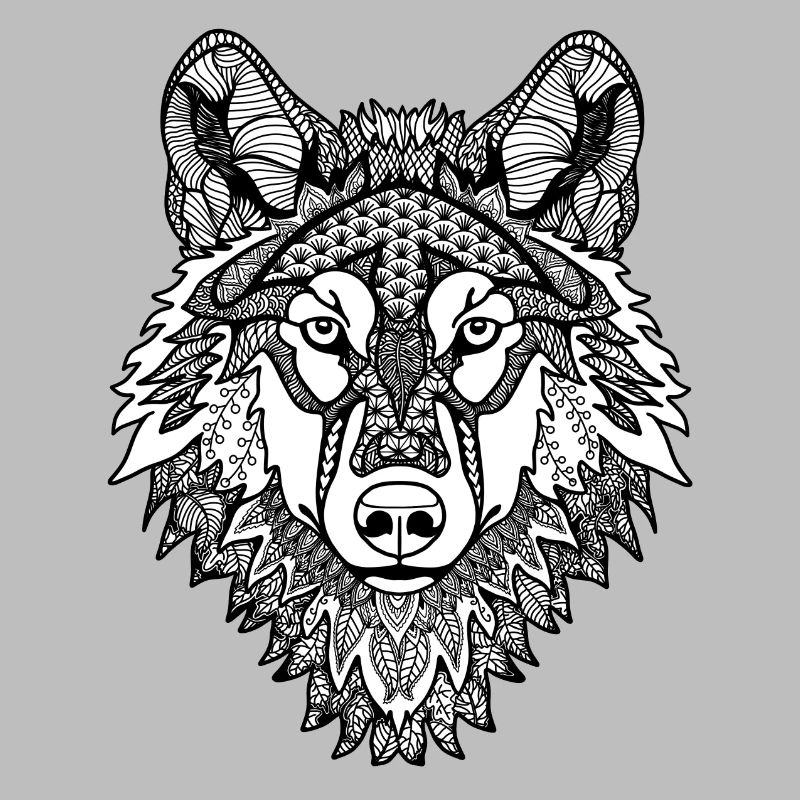 Mandala Wolf