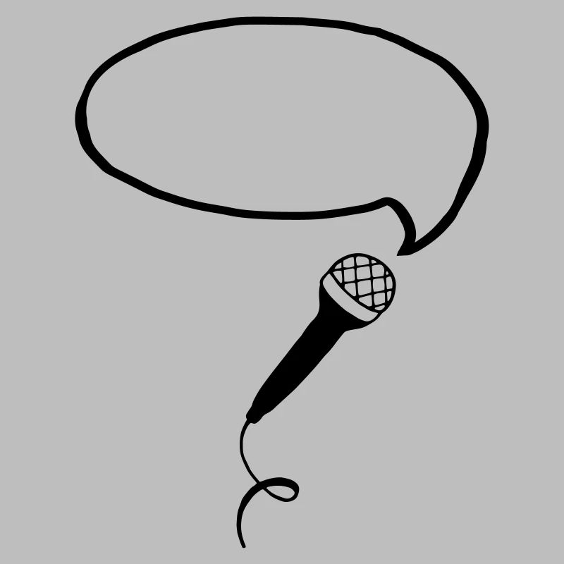 Microphone Bubble (Your Text)