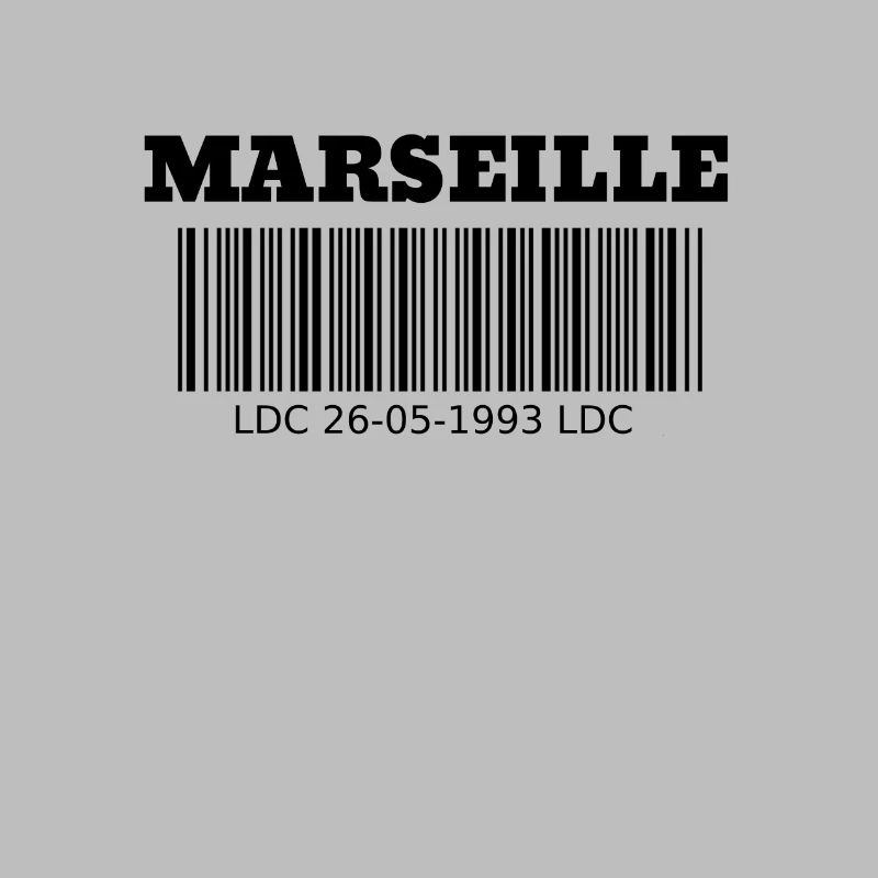 Marseille Om barcode
