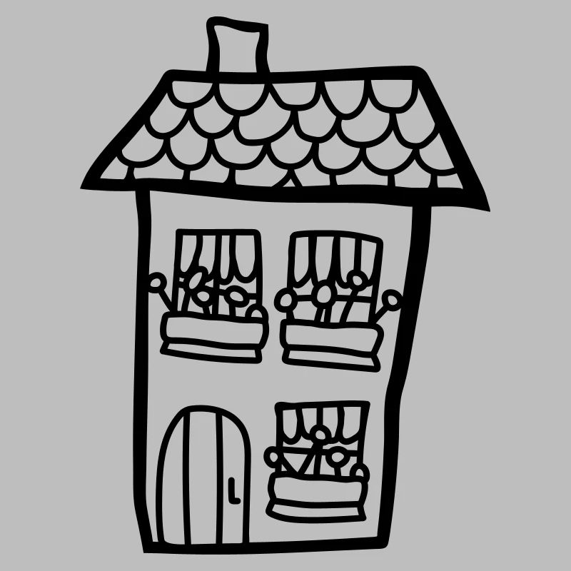 Maison d’enfants peint