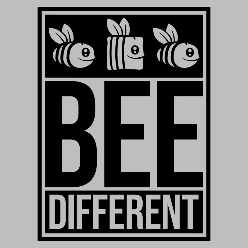 bee different Spruch Zitat