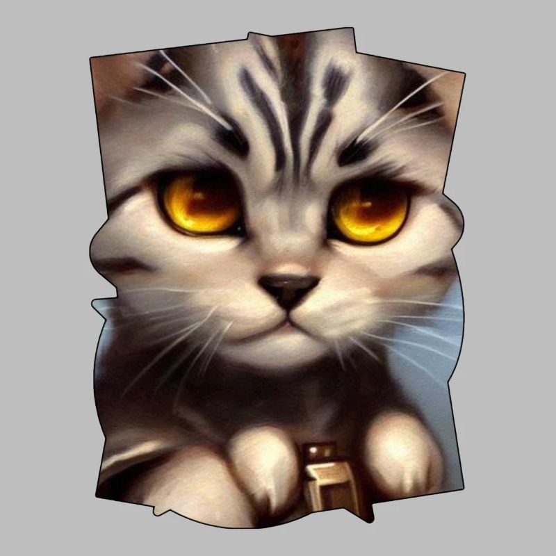 Visage de chat