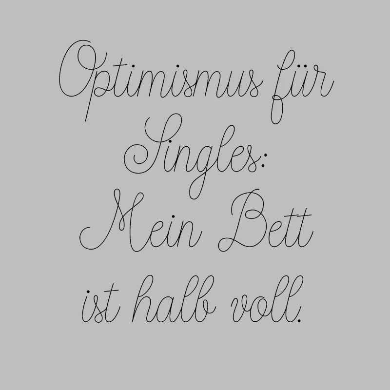 Singles mit Optimismus