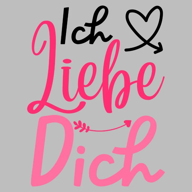 "Ich Liebe Dich" Design, Valentinstagsgeschenk