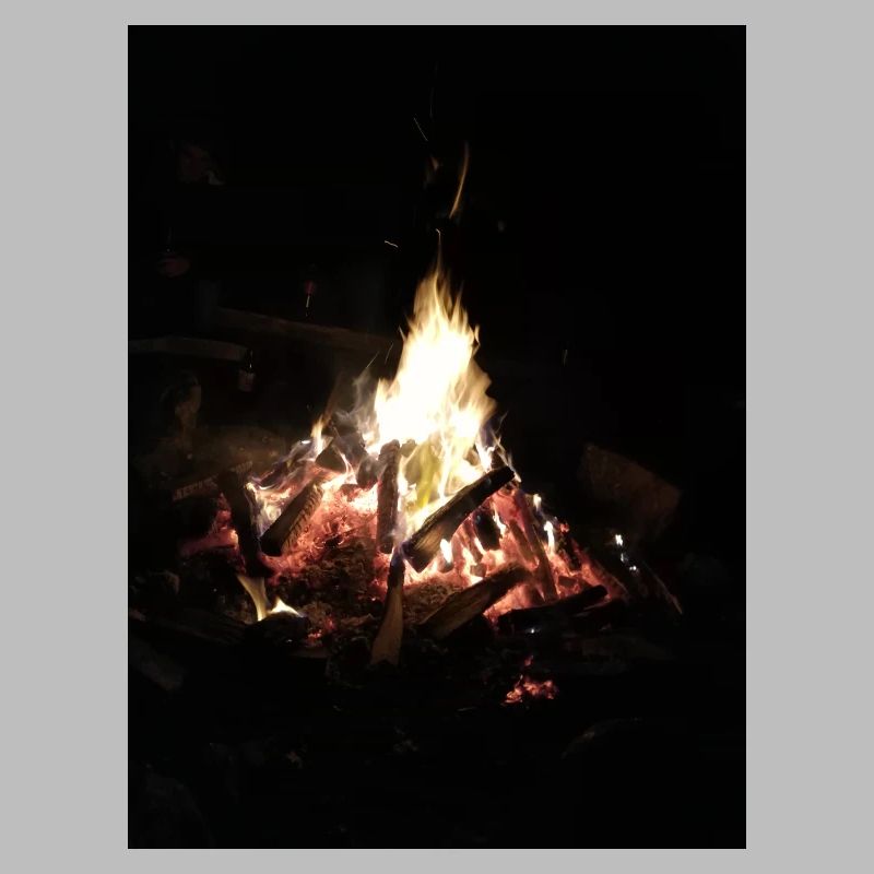 Feu de soirée