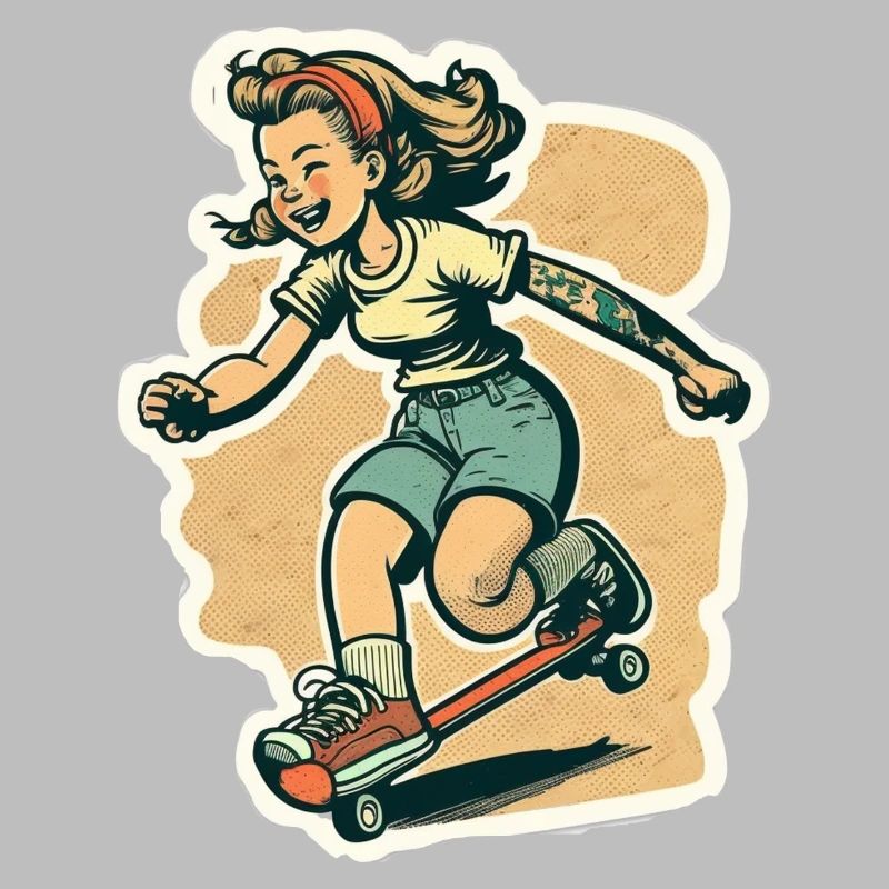 Skater-Mädchen