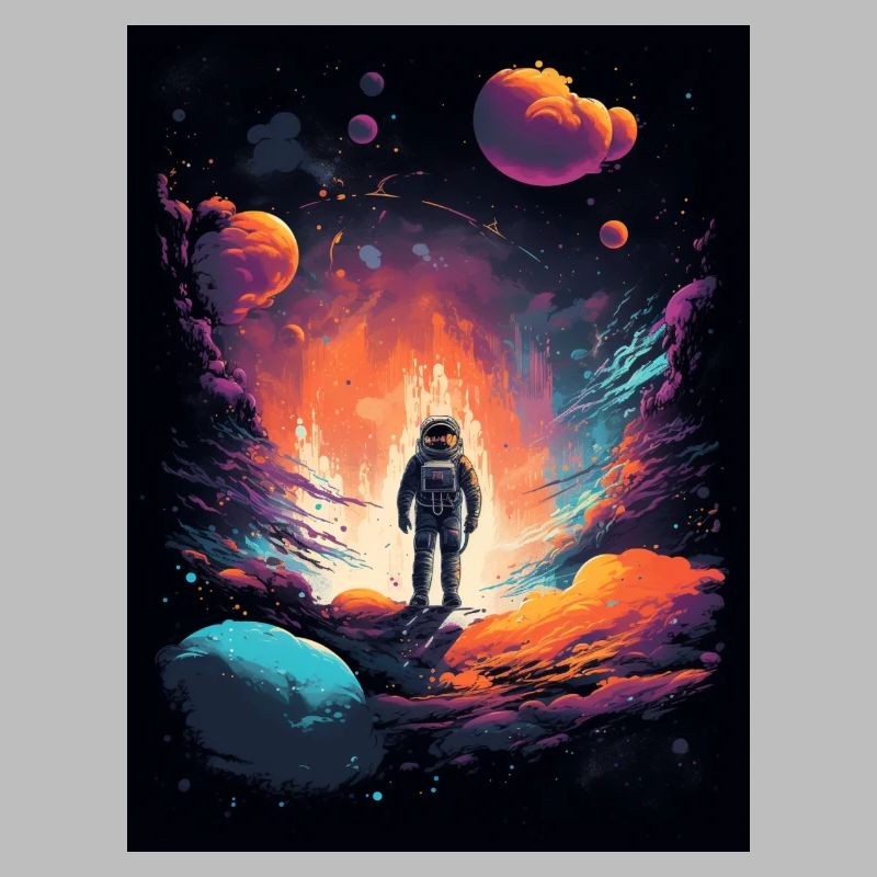 Astronaute de sortie dans l’espace