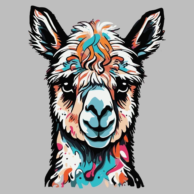 buntes Alpaka