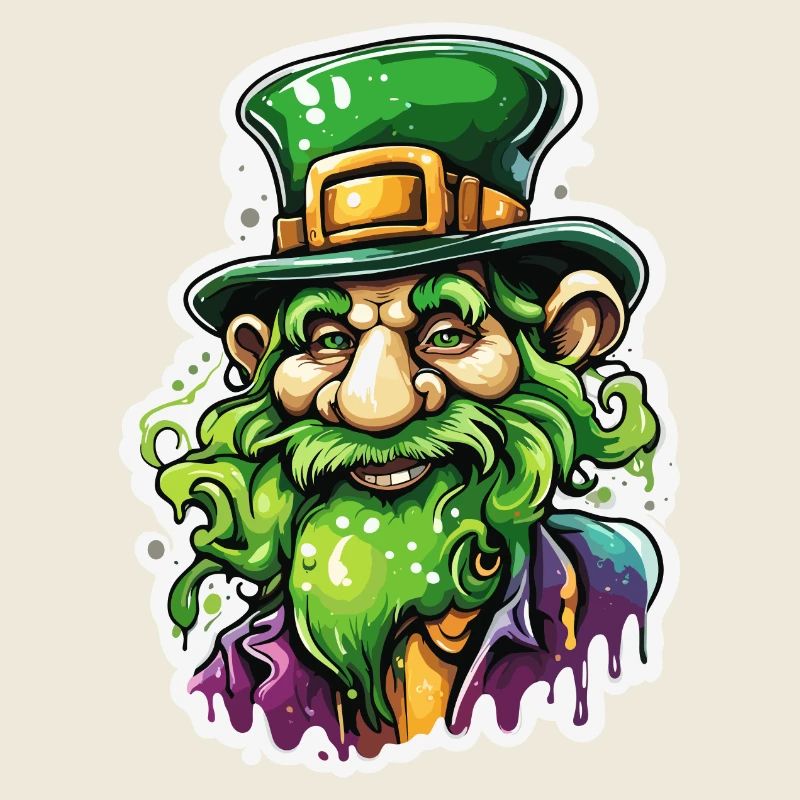 Leprechaun / Leprechaun / Vert / Gingembre / Irlande