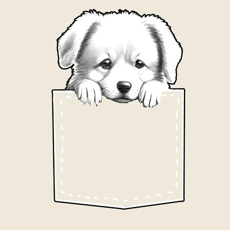 Welpe Welpen Hund Tasche