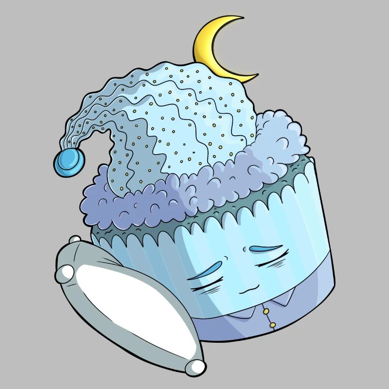 Sleeping Cupcake