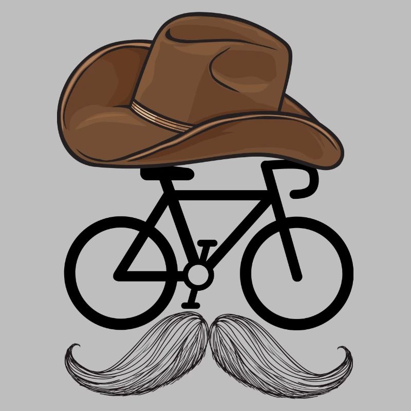 Hipster-Radfahrer